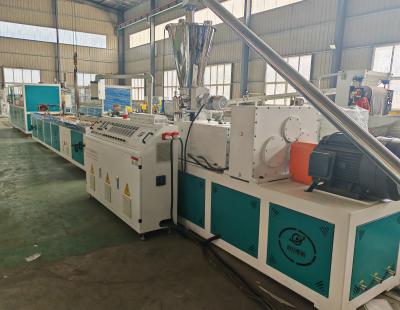 China Productielijn voor extrusie van kunststofprofielen voor WPC/PVC-vaste deurframe Qingdao Changyue Plastic Machinery Co. Ltd. Te koop