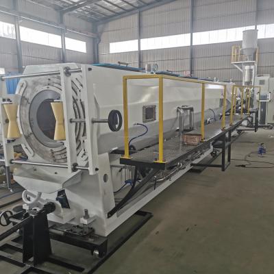 China Screw L/D Ratio 55 1 HDPE Jacket Extrusion Line for PU Foaming Pre-insulated Pipe for sale