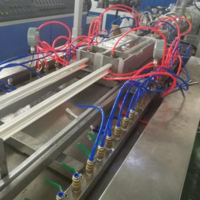 China 55/120 PVC Trunking Extrusion Line Double Screw PVC Cable Trunking Machine for sale