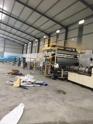 China Building Decoration PVC Sheet Production Line Sheet Width 700-2000mm 25*1.5*2.5 with High Capacity zu verkaufen