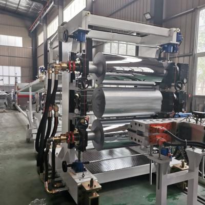 China Anpassungsfähiger SJ 120-Plastikfolie-Extruder zur Herstellung von PMMA-ABS-Gepäckfolien zu verkaufen