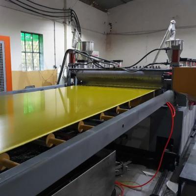 China Schraubengröße 80/156 Schaumbild-Produktionslinie mit automatischer Extrusionsformmaschine und Automation automatisch zu verkaufen