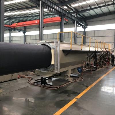 China 580 kg/h Polyethylenrohr-Produktionslinie 90 mm-315 mm HDPE-Extrusionslinie zu verkaufen