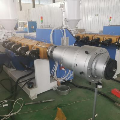 China 16-630mm PVC CPVC UPVC HDPE PE PP PPR Conduit Pipe Production Line Twin and Single Screw Extruder Extrusion Plastic UHMWPE Pipe Extrusion Production Line for sale