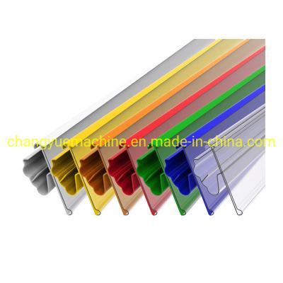 China Etikettenhalter PVC-Profil-Extruder-Maschine 30-40 kg/h Profil-Extrusionsgeräte zu verkaufen