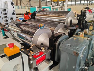 Chine PLC controled PP PS PET thermoforming roll sheet production line à vendre