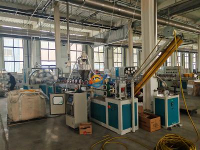 Chine 12-50 mm PVC fiber reinforced pipe production line / PVC garden hose making machine à vendre