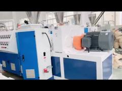 UPVC window profile making machine with co-extruder