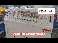 single-screw pvc corrugated pipe extruder machine with full intermeshing engagement system