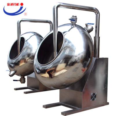 China Vegetable processing plant peanuts sugar coating machine candy polishing machine enrober pan small for sale