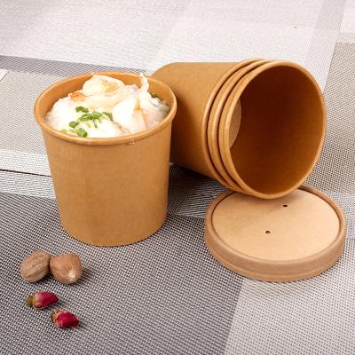 China ODM/OEM Disposable Edible Paper Packaging Boxes Eco-Friendly Biodegradable Eco-friendly Brown Takeout Salad Ring Food Packaging Boxes for sale