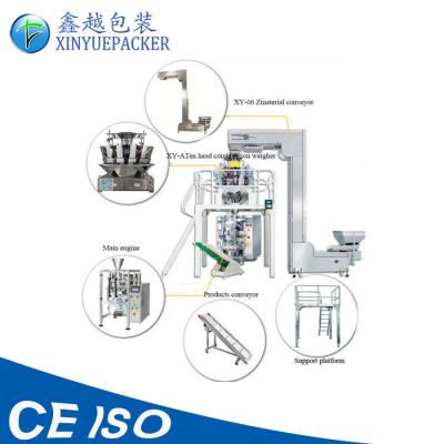 China Professional Multihead Weigher Packing Machine 1500x1300x1500mm Dimension for sale