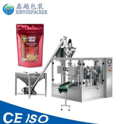 China Full Automatic Premade Pouch Packing Machine 5-30 Bags/min With 8 Work Stations for sale