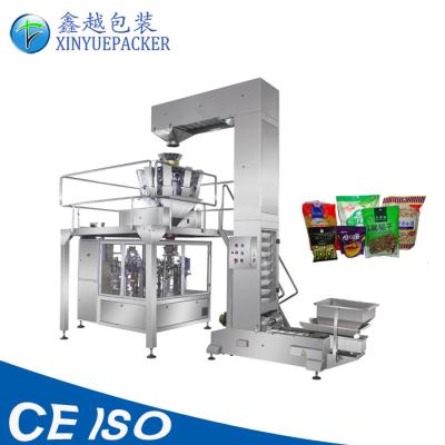 China Multihead Weigher Rotary Pouch Packing Machine 3.95Kw For Premade Pouches for sale