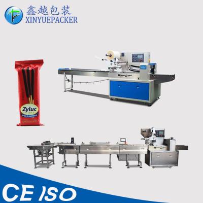 China Horizontal Automatic Biscuit Packing Machine , Cookies Packaging Machine for sale