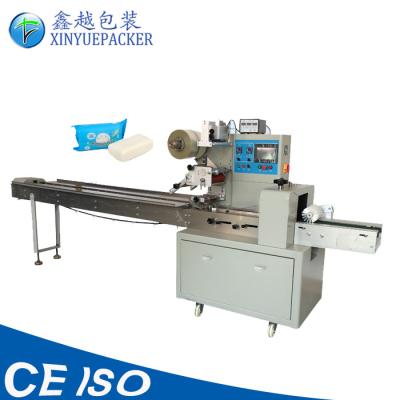 China Pillow Type Flow Pack Wrapping Machine , Compact Structure Ice Lolly Packing Machine for sale