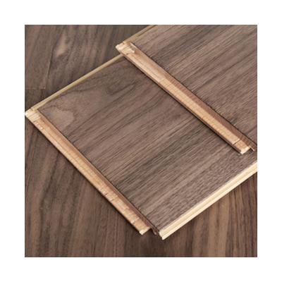 China Modern Best Selling Black Walnut 15mm Solid Composite Multilayer Engineered Wood Flooring Biral THE ONTARIO for sale