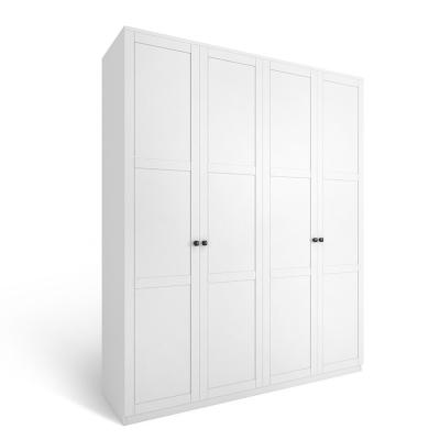 China Modern modern minimalist wardrobe closet bedroom wardrobes 4 doors walk in wardrobe storage for sale