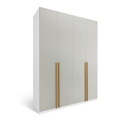 China Modern modern minimalist wardrobe closet wardrobe clothes organizer bedroom wardrobe 4 door for sale