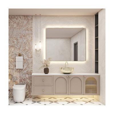 China Modern vanity modern style bathroom cabinets for sale luxury wall mount floating cabinet bathroom vanity for sale