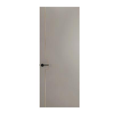 China Sound Insulation modern solid interior bedroom door wooden door house room bedroom wooden door interior design for sale