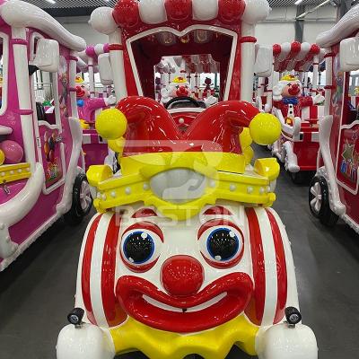 China Cheap Trackless Theme Park / Clown Train Trackless Sightseeing Train Kiddie Ride Train for sale