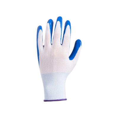 China hot sale Anti-cut nitrile gloves work double glove palm polyester chemikal gloves for sale