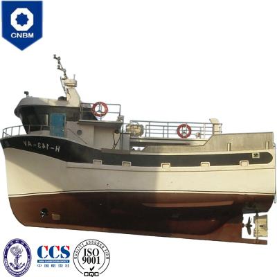 China 12.8m Large Fiberglass Fiberglass Hull Material FRP Trawler Fishing Boats For Sale With Prices for sale