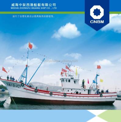 China Fiberglass 32.98m FRP Trawl Fishing Boat for sale