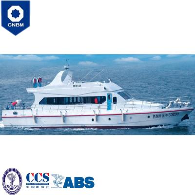 China Star Classification Society Fiberglass Hull Material Marine Fast Fish Farming Patrol Prominent Vessel/Work Barge/Boat/Pilot Boat 73ft CCS for Ocean Ranching for sale