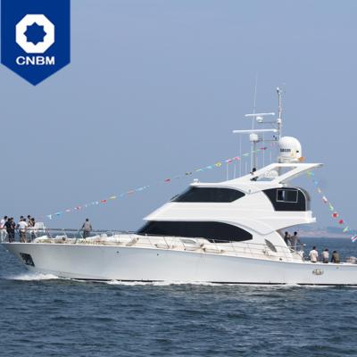 China Fishing 2019 New Design 84ft FPR Twin Motor Luxury Yacht Economical And Durable for sale