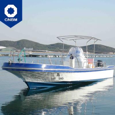 China Pleasure Craft 32ft CE Certification Fiberglass Sport Fishing Panga Cheap Fishing Open Boat New For Sale for sale