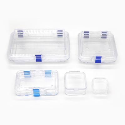 China Dental Plastic Hinged Area Membrane And Storage Packaging Membrane Box For Storage Transport And Display for sale