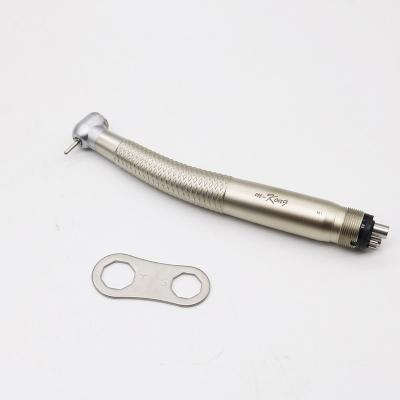 China Modern Standard Head Single Way Spray Push Button 2/4 Hole Handpiece High Speed ​​Dental Equipment for sale