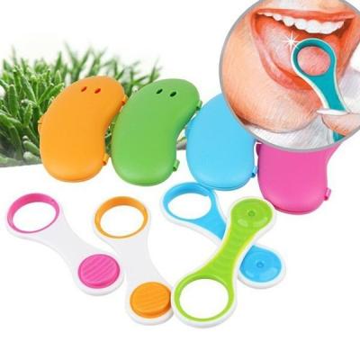 China Portable Tongue Coating Remover Can Be Used On Both Sides To Remove Bad Breath Hongheming059 for sale