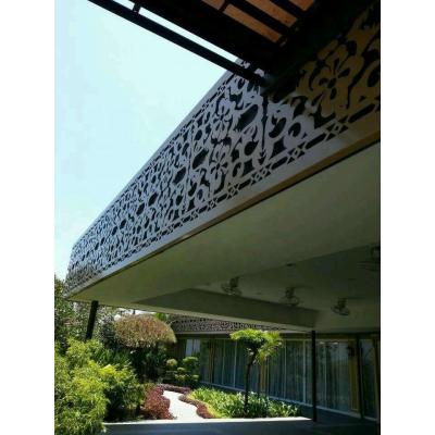 China Croatia modern decorative aluminum exterior wall metal fence for sale