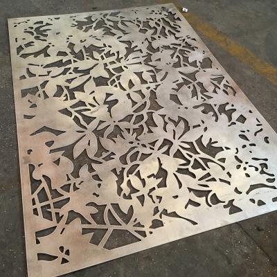 China Traditional Laser Cut Decorative Metal Wall Panels for sale