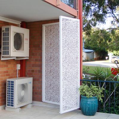 China Modern laser cut metal barrier for air conditioner cover decoration for sale