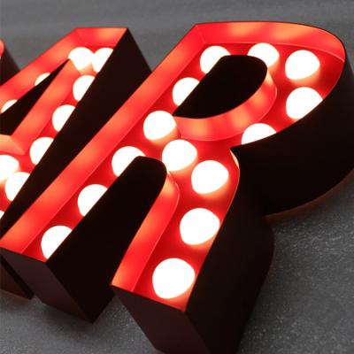 China Waterproof Professional Manufacture Led Light Front Lit Decoration Marquee Letter Signs Large Letter Signs for sale