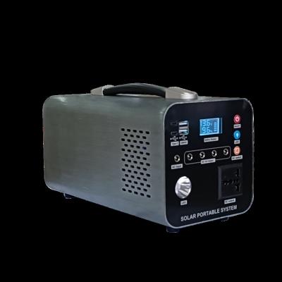 China Type C 500W LiFePO4 Backup Power Lithium Battery Solar Portable Emergency Power Station for sale