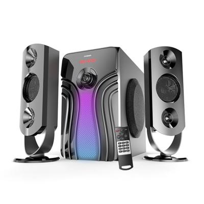 Cina Sistema di altoparlanti da gioco Coomaer 2.1CH RGB, woofer per bassi potenti, uscita 30W+10W*2, unità altoparlante da 5,25''+3''*2 in vendita