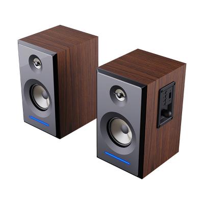 China Aux Input Hifi Bookshelf Speakers 3 Inch Bookshelf Speakers For Rich Bass for sale