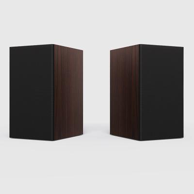 China madera 60Hz-20KHz 2,0 altavoces de estante 20Watt para el sistema de Home Theater en venta