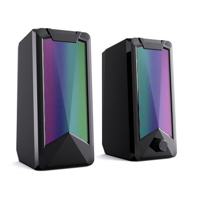 China 2.0 RGB PC Gaming Ser USB Powered Wired With LED Light Portable Player Plastic Cabinet for sale