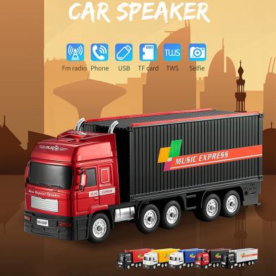 China TF FM USB FM Radio TF Card USB Portable Mini Speaker Led Light For BT Trucks Model Car for sale