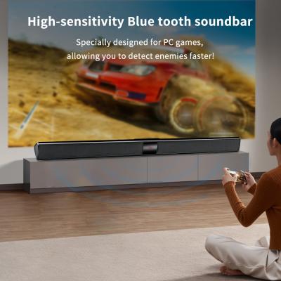 China 10W*2 TV Soundbar Altavoz Entrada de audio RCA Sistema de música de cine en casa en venta