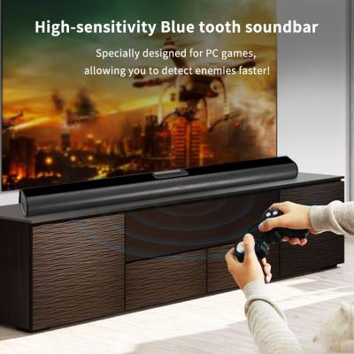 China diseño audio inalámbrico de la barra de sonido 2.0ch del Presidente de la barra de sonido de 2000mAh Bluetooth TV en venta