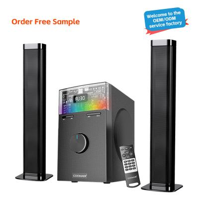 China Computador Multimídia RGB Speaker 2.1 Subwoofer Sistema de Home Theater Com Potência de Saída de 50W à venda