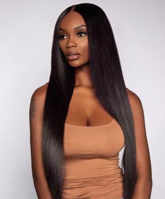 China Last 1 Year Straight Easy Install 100% Virgin Hair Wigs for sale