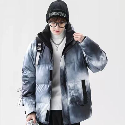 China Lightweight Windproof Men's Down Jacket Tie Dye Men's Down Jacket OEM Men's Down Jacket Shorts for sale